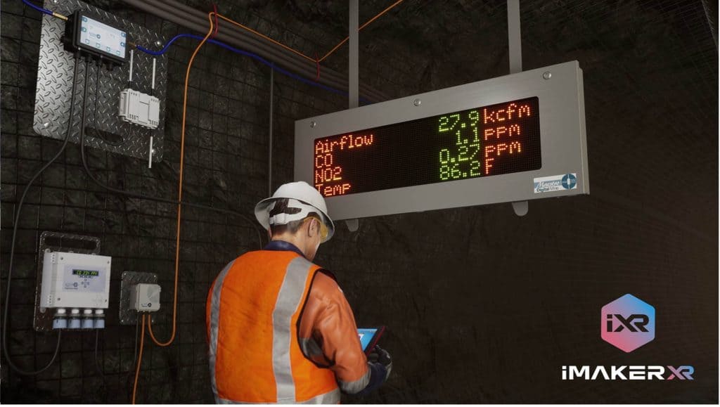 3D animation showing the current status of a mine site.